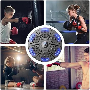 Music Boxing Machine For Kids Electronic Wall Mounted Workout Equipment