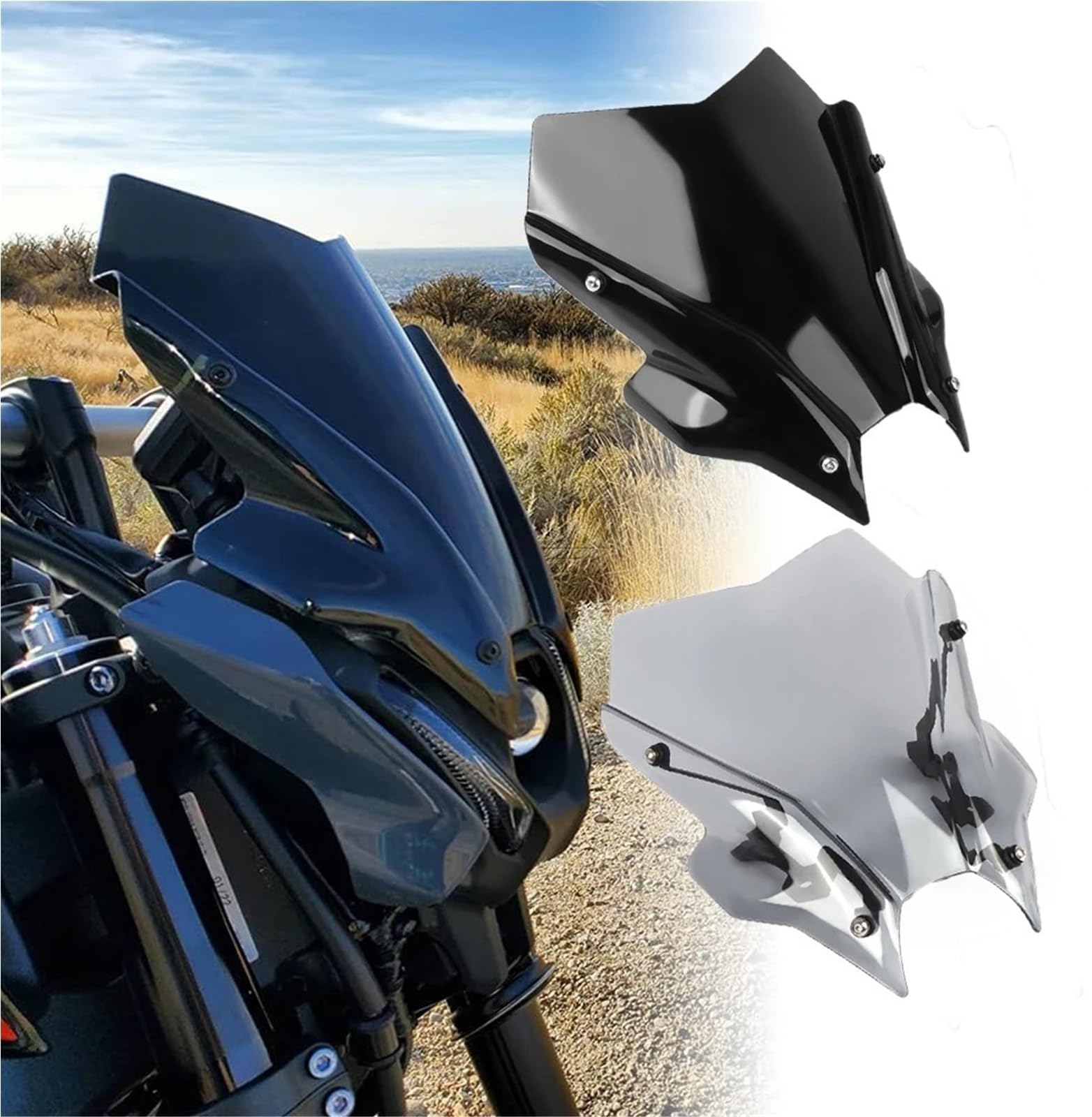 Przednia szyba motocyklowa Do YAMAHA MT-09 MT09 MT 09 FZ09 FZ-09