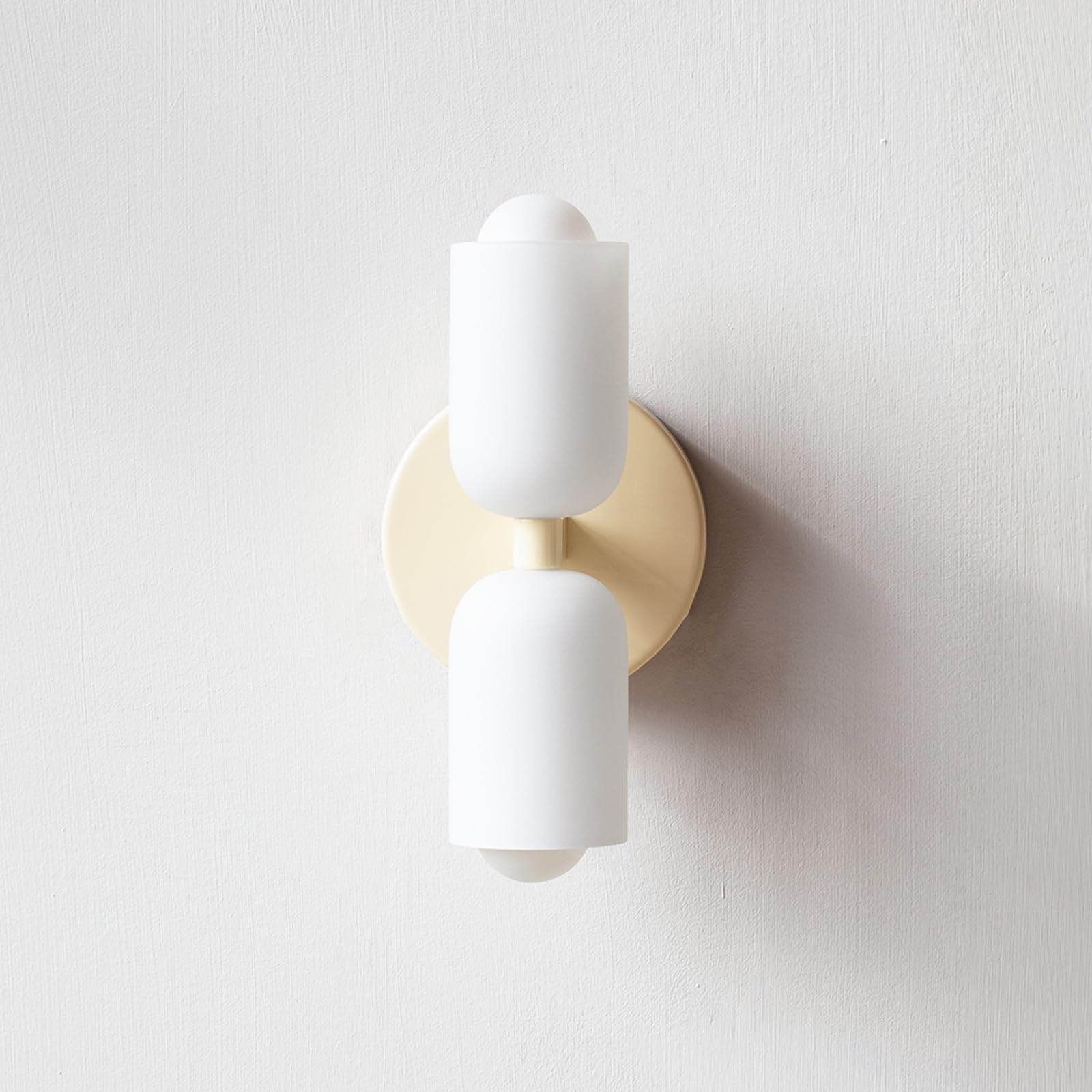 Niuniaj White Wall Light,E27 Indoor Wall Sconce Lights,Up And Down Wall Lamp,Modern Wall Lighting Fixtures For Bedroom,Living Room,Bedside,Hallway,And Staircase,(Without Bulb)