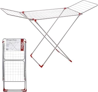 Marko Homewares 18M Winged Clothes Airer Laundry Clothing Dryer Rack Folding Washing Line Indoor