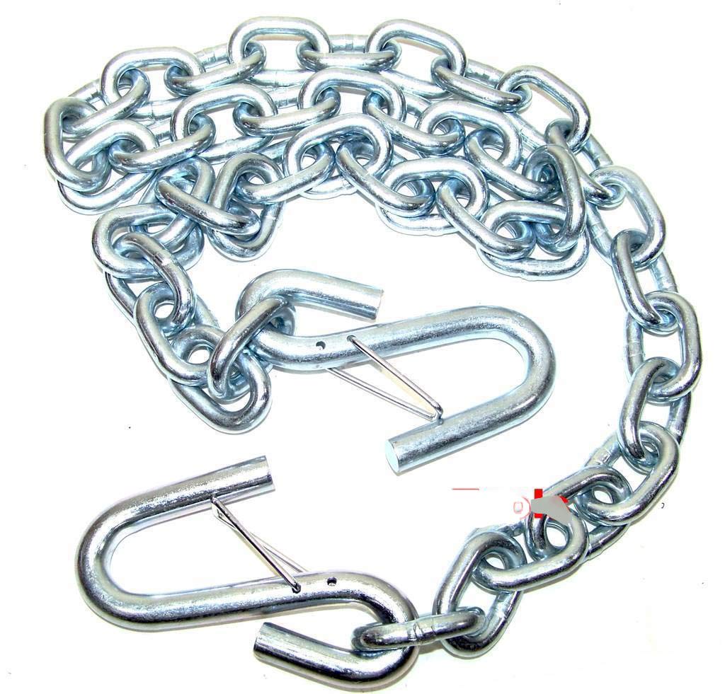 Buy KCHEX>1/4" x4ft Trailer Safety Chain with SHooks Safety Latches