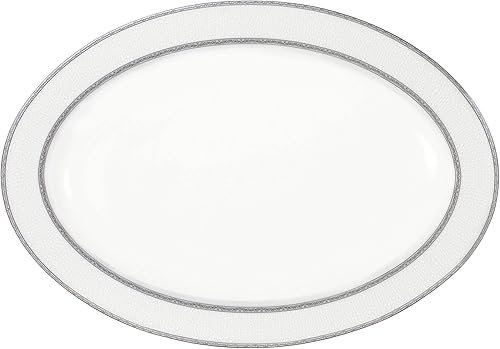 Miniatura 4 de Lorren Home Trends Juego de vajilla Arianna Collection de 57 piezas, color plateado