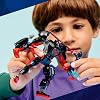 LEGO Marvel Miles Morales Robot، Spider-Man vs. 2099’ مجموعة صنع الألعاب الإبداعية مع شخصيتين صغيرتين للفتيات والفتيان الذين تزيد أعمارهم عن 76337-6 سنوات، لعبة لعب الأدوار، فكرة هدية (135 قطعة)