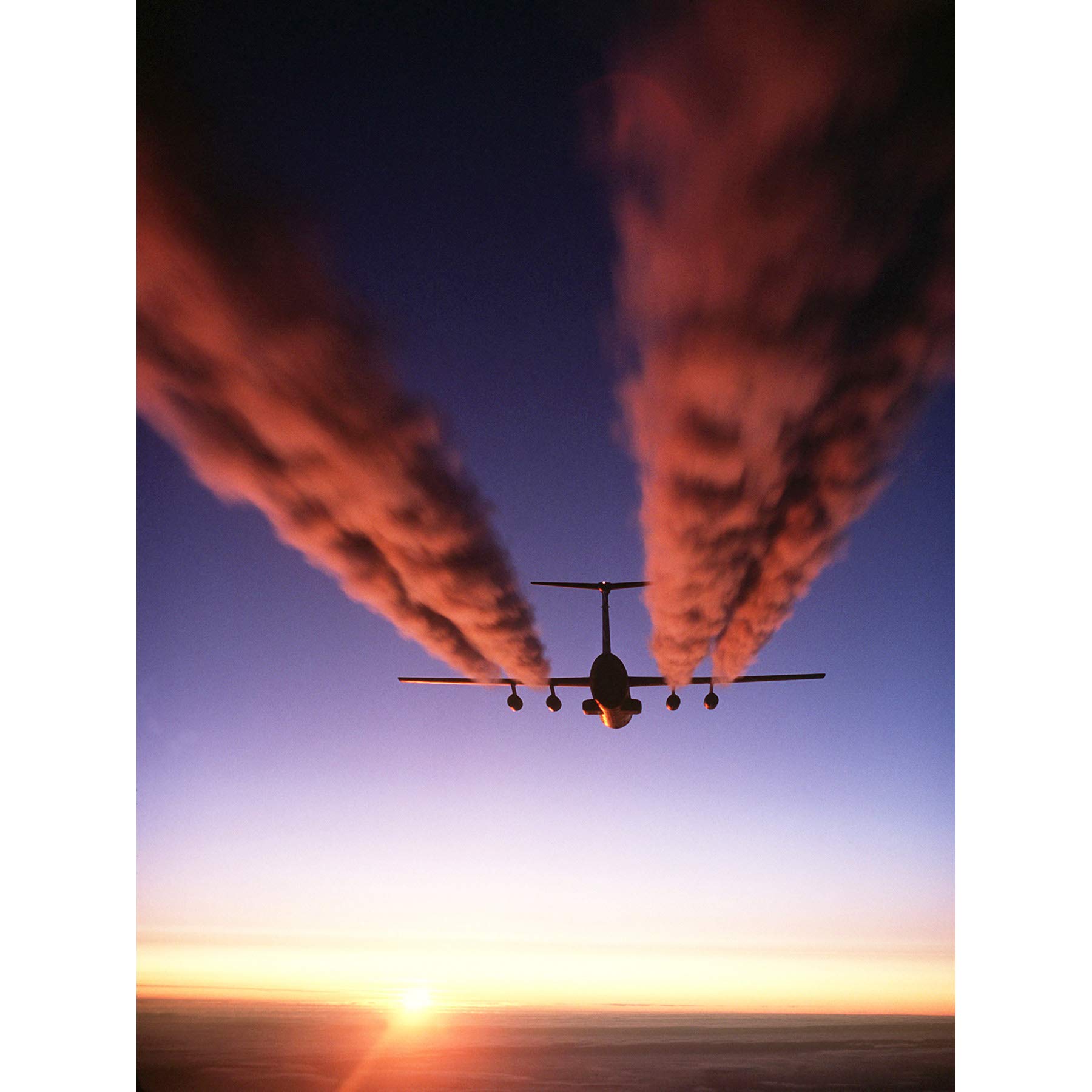 Simons Miltary USA USAF C-141 Starlifter Aircraft Photo Premium Wall Art Canvas Print 18X24 Inch