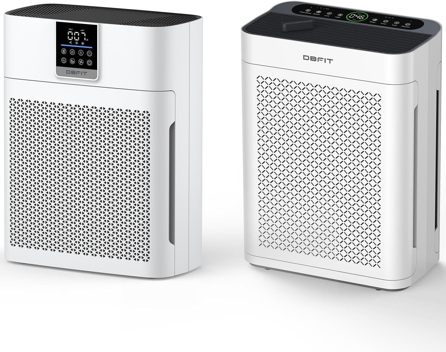 Air Purifiers for AP300+AP2410 Home Large Room, HEPA Double-Sided Air Purifier with Washable Filter, PM 2.5 Display Air Quality Sensor, Air Cleaner for Bedroom