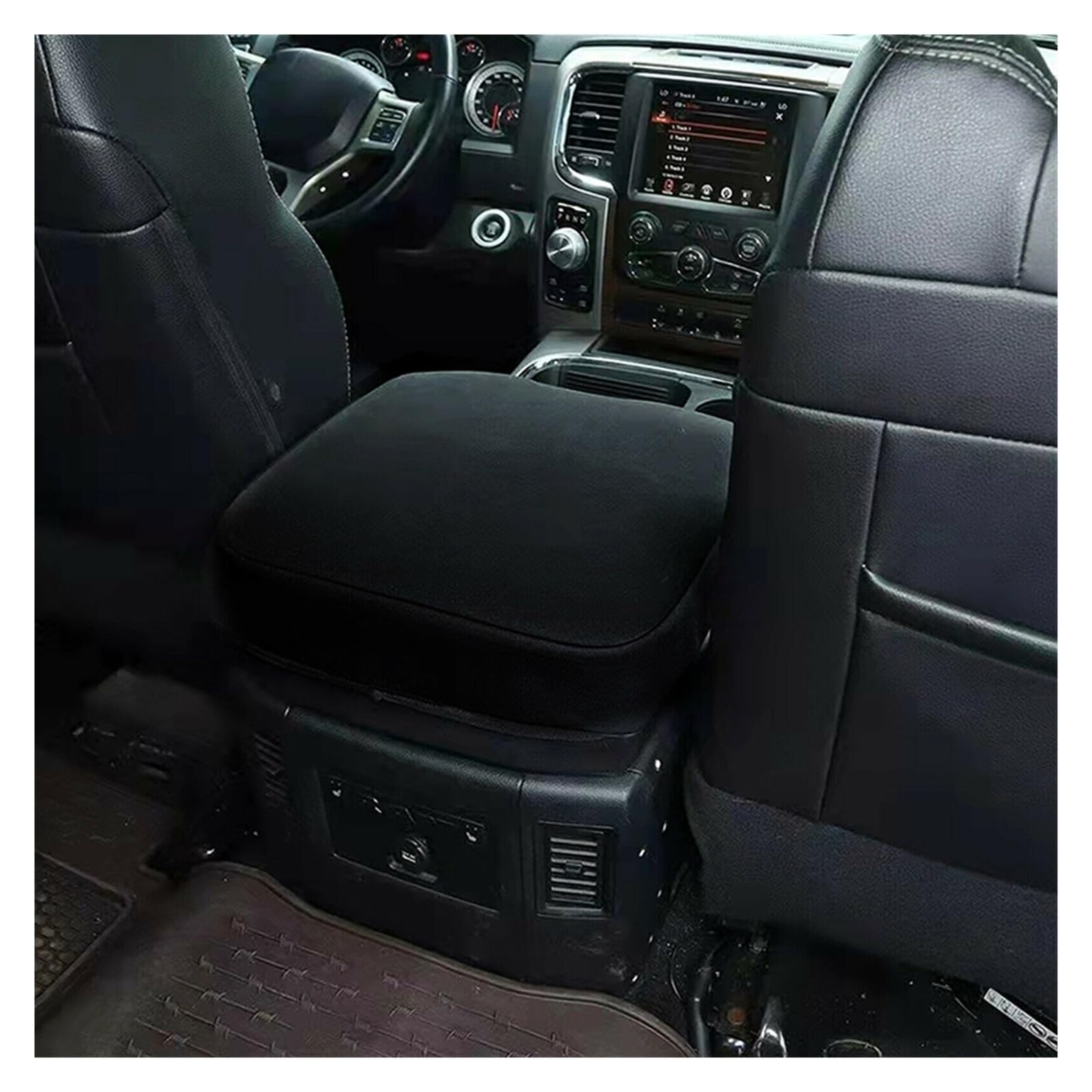 Armlehnen Auto Mittelkonsole Abdeckung Armlehne Pad Konsole Schwarz Abdeckung Trim Für Ram 1500 2500 3500 2010-2017 Auto Innen Zubehör