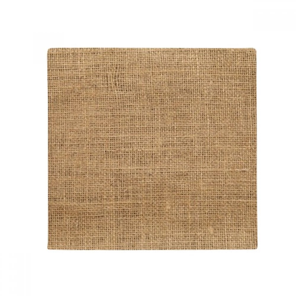 Tapis de sol en cuir aspect marron design abstrait rond pour salon chic