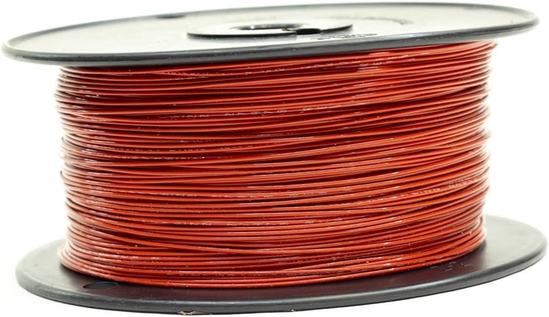 M22759/16-22 Mil-Spec Tefzel Hi-Temp Stranded Wire 22AWG Gauge (100FT, RED)