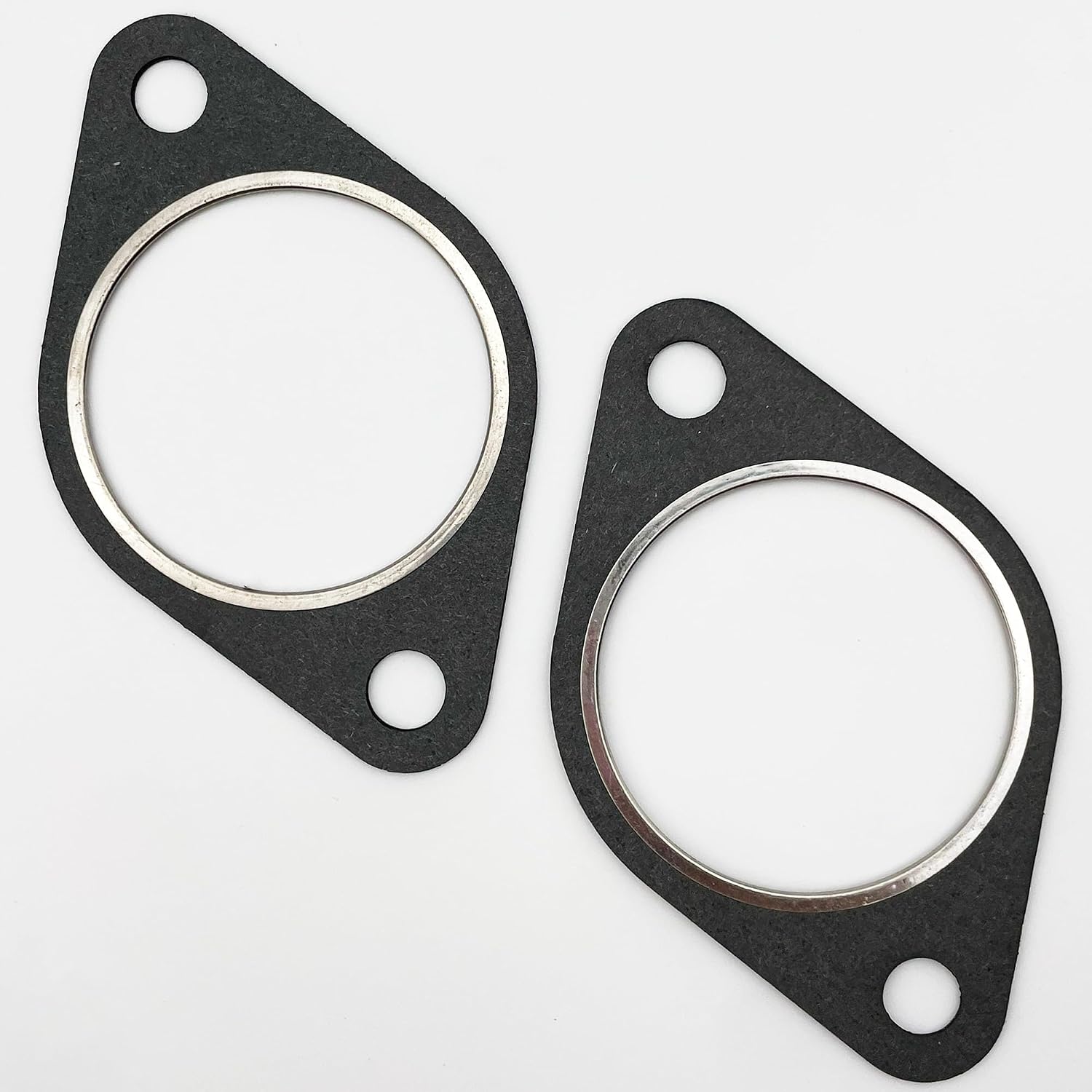 31311 Exhaust Pipe Flange Gasket Compatible with Buick Enclave Subaru Tribeca Legacy Crosstrek Toyota Camry Ford Fiesta 2 Pcs