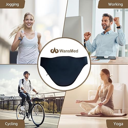 Miniatura 5 de Fundas para bolsas de ostomía para hombres y mujeres, cinturón de ostomía para deportes y vida cotidiana, suministros de colostomía, negro (XXL)