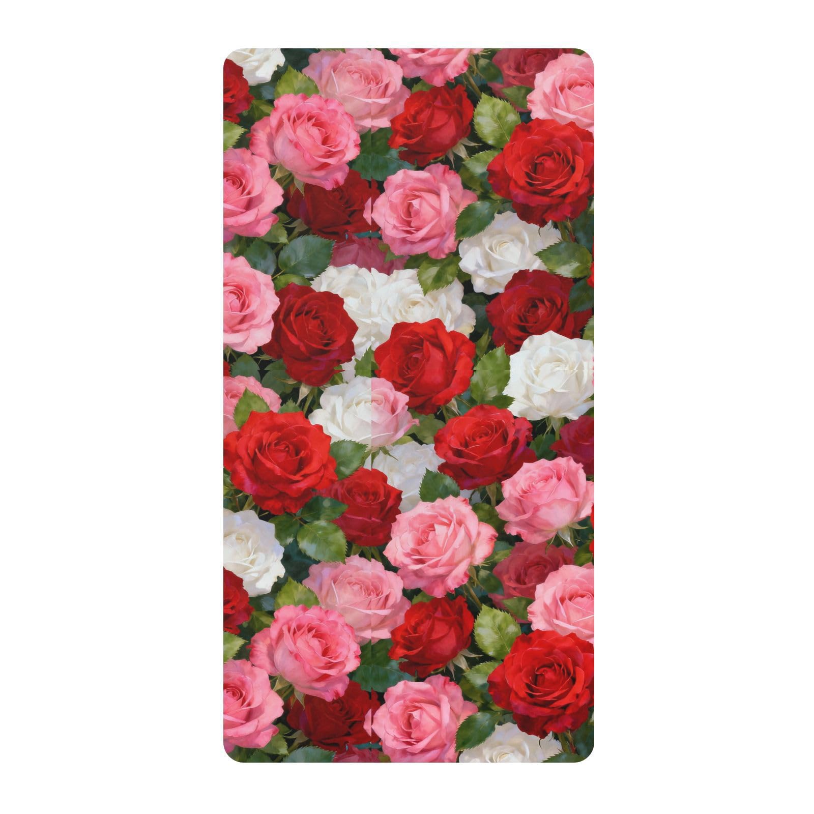 Drap de berceau en coton imprimé rose pour une chambre de bébé cocooning