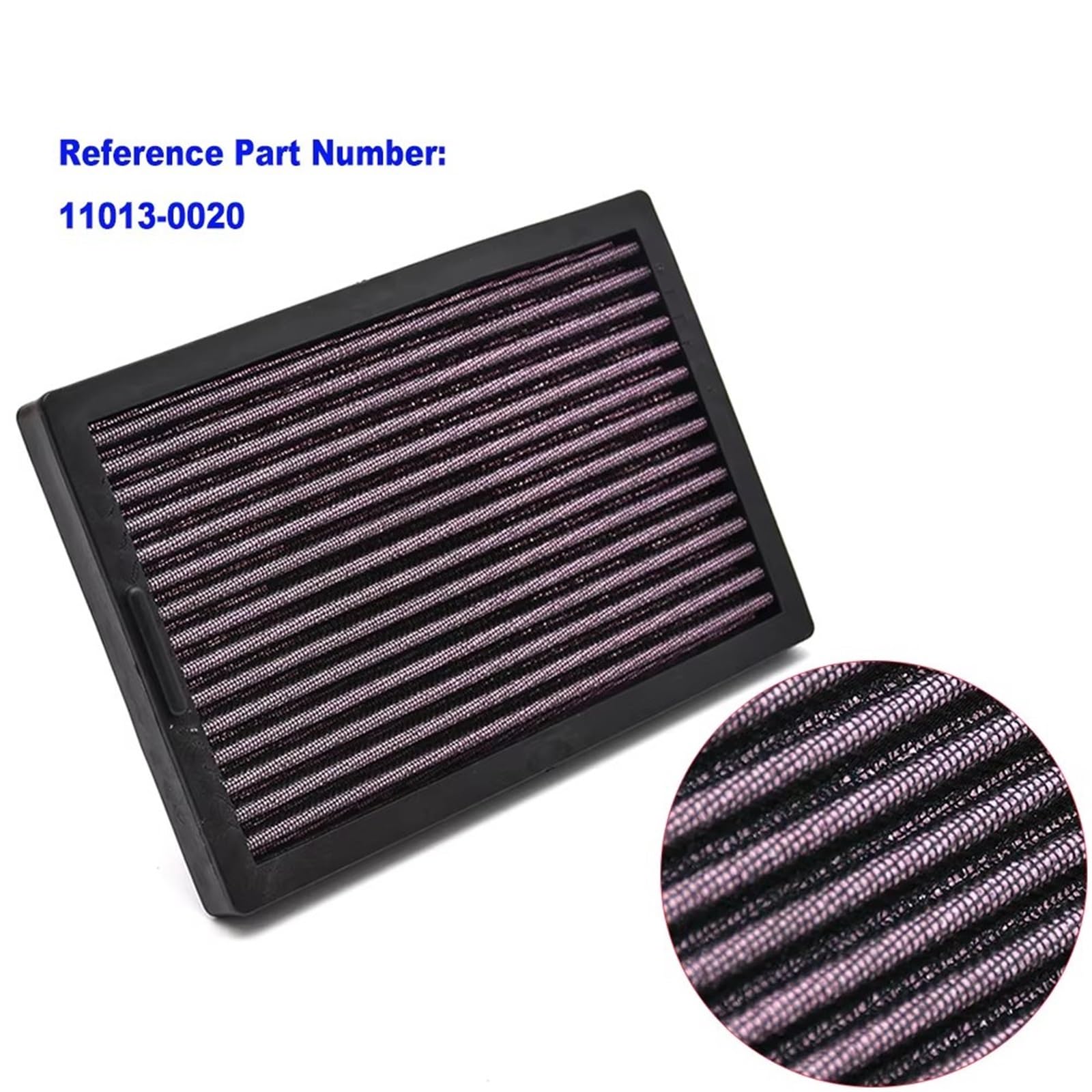 Filtro Aspirazione Aria Moto Per Kawasaki Per Ninja | 250R 300 Per Z250 Per Z300 ER Per EX 250 /300 2008-2017 Filtro dell'aria ad alto flusso OE 11013-0020
