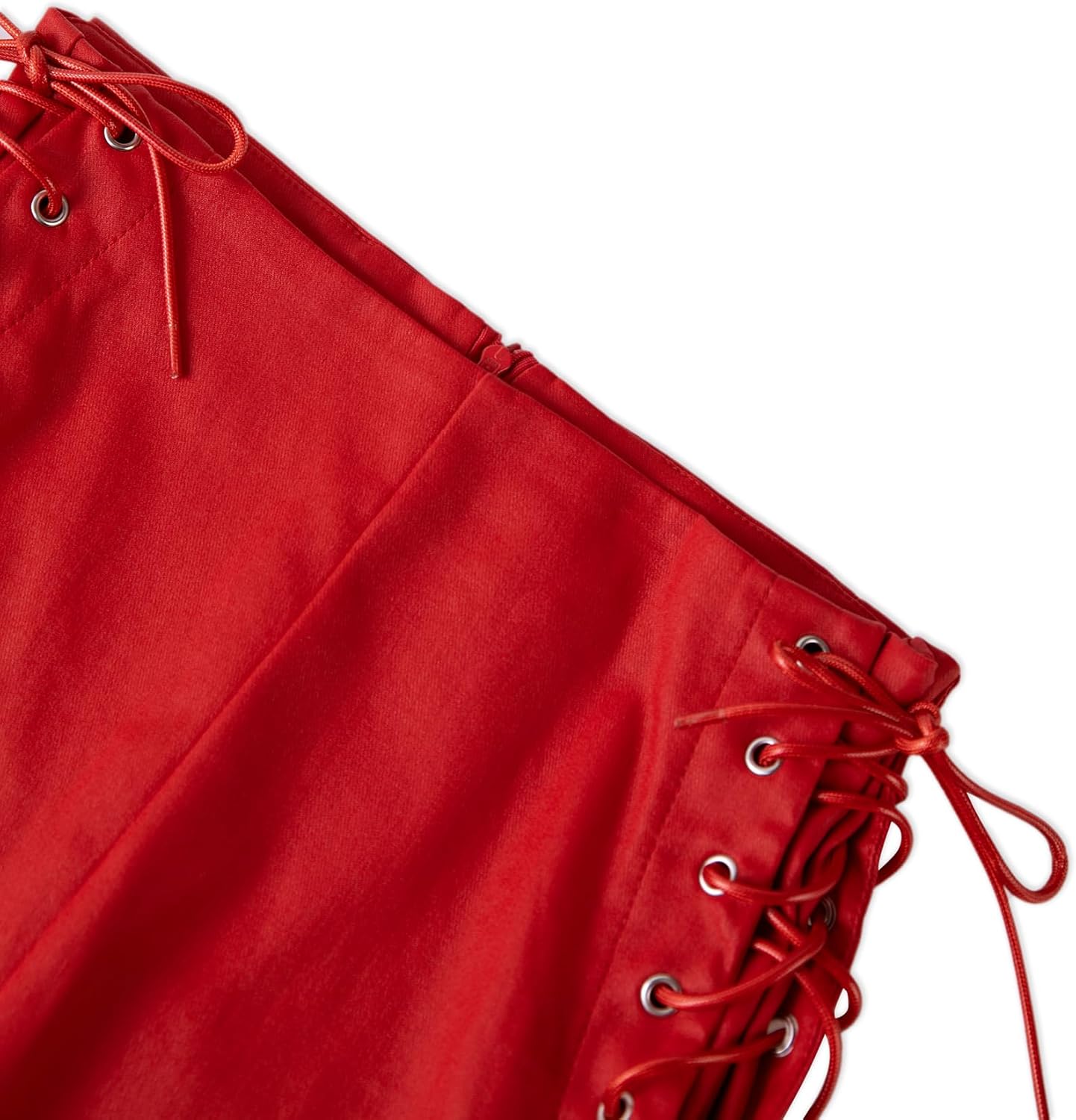 Leather Shorts for Women High Waisted Lace Up Side Stretchy Sexy Mini Booty Short Y2K Rave Club Party Concert Winter - Image 5