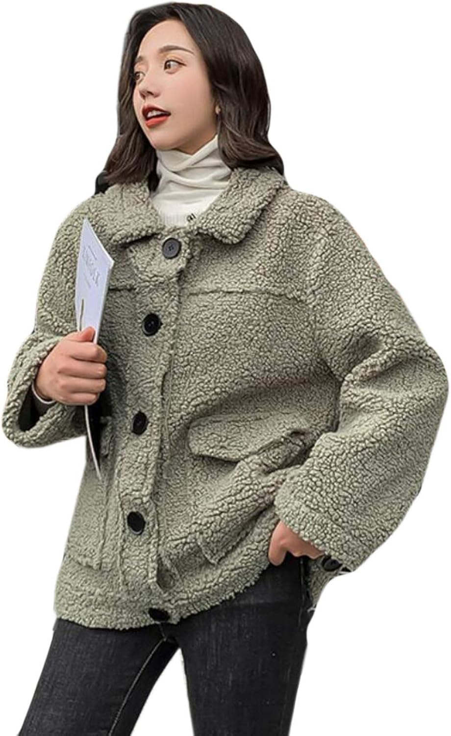 Ppeireeムートンジャケット レディース 冬服 ショートコート 長袖 ボアコート 森ガール ムートンブルゾン もこもこ アウター Ppeireeムートンジャケット レディース 冬服 ショートコート 長袖 ボアコート 森ガール ムートンブルゾン もこもこ アウター