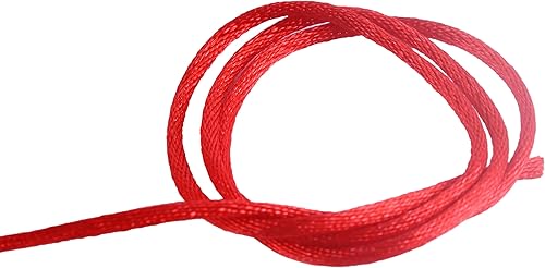 Vista 85 de KONMAY Cuerda de nailon negro de 0.024 in con estuche para pulseras, cordón de satén de nailon trenzado de 190 yardas para fabricación de joyas