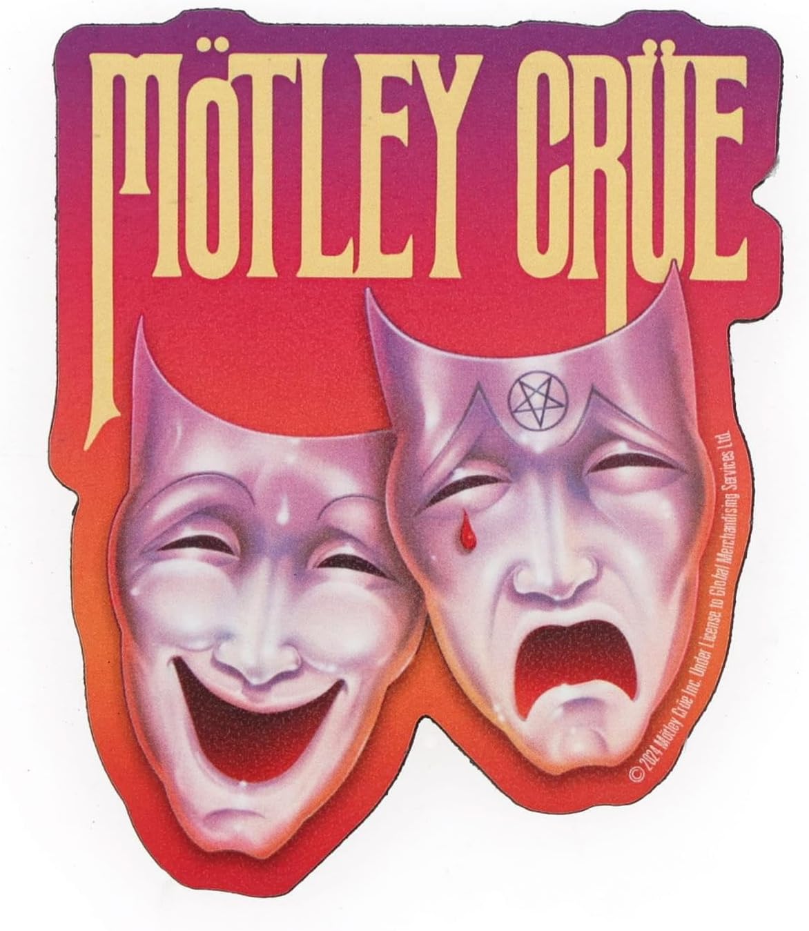 Motley Crue Theater of Pain Funky Chunky Magnet