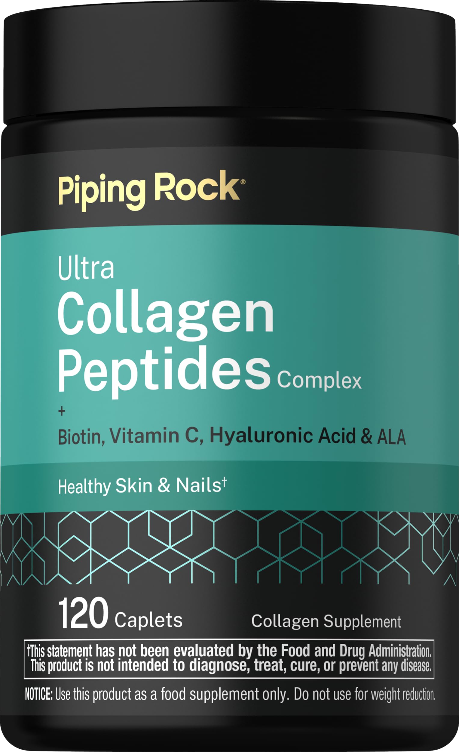 Piping Rock Collagen Peptides Complex | 120 Caplets