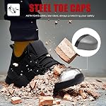 Ulogu Steel Toe Shoes for Men Women Waterproof Non Slip Safety Sneakers Comfortable Puncture Proof Indestructible Work Shoe
