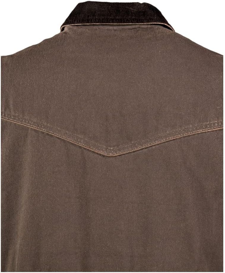 Outback Trading Company mens 29746 Cattlemen Taffeta Lined Cotton Outdoor Casual Western Vest