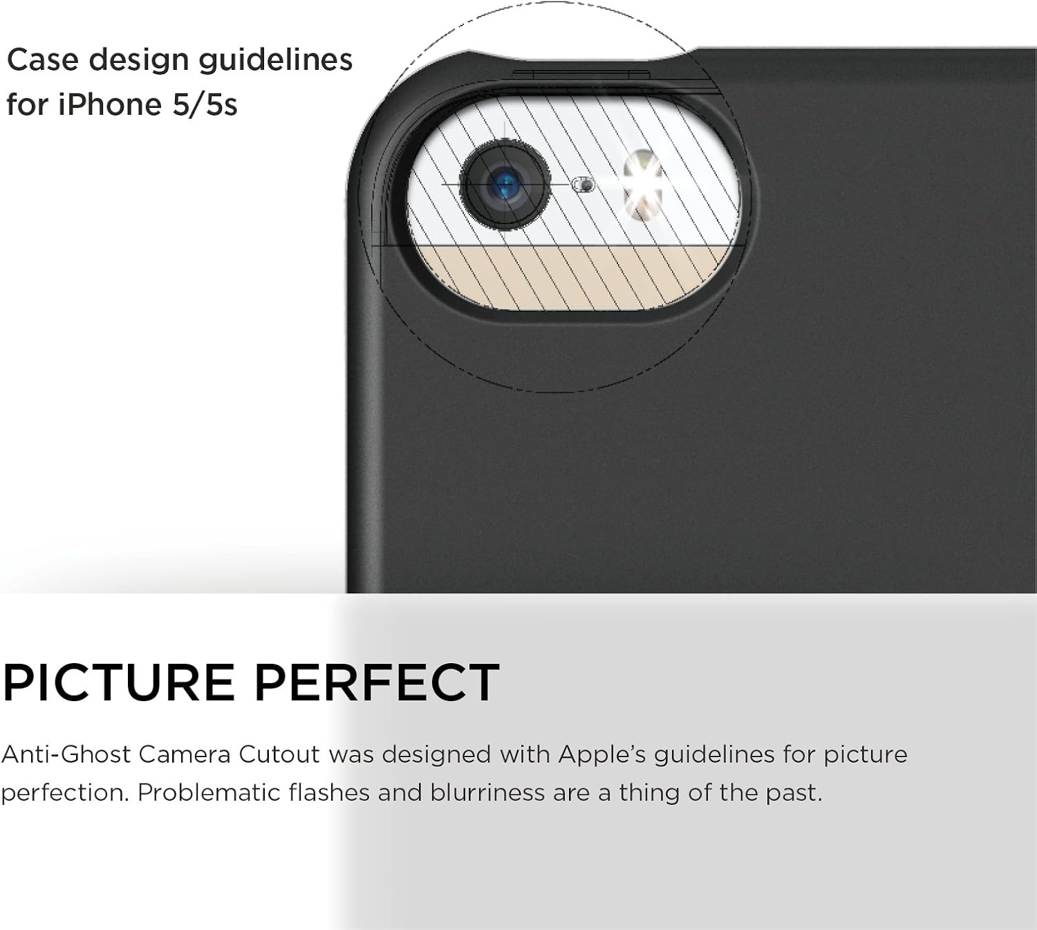 iPhone SE case, elago® [Glide][Soft Feel Black] - [Mix and Match][Premium Armor][True Fit] - for iPhone SE/5/5S
