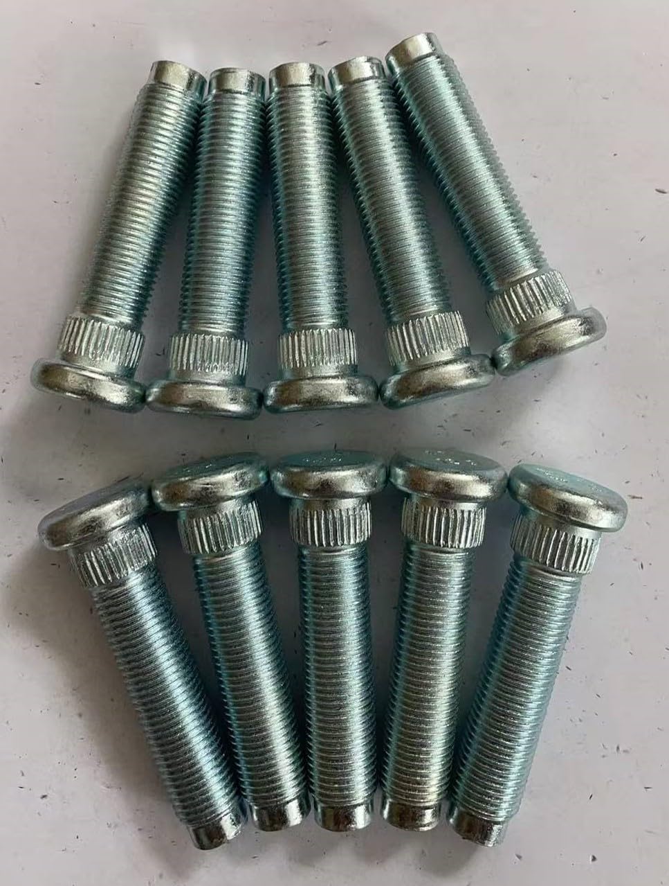 10pcs 9/16-18 Serrated Wheel Lug Stud 610-471 Replacement for 2003-2008 Dodge Ram 2500 3500 Front Drum