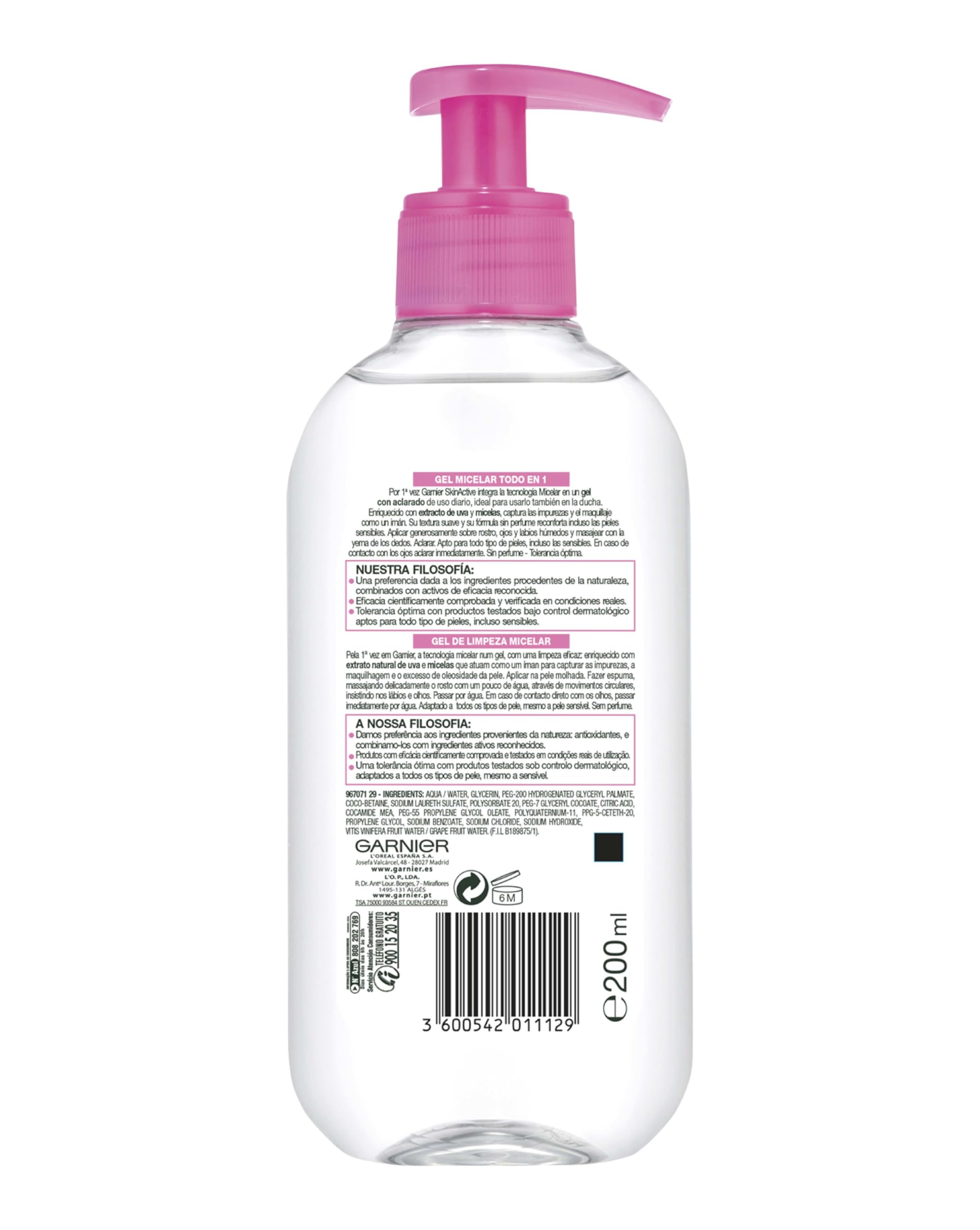 Garnier Żel Micelarny Do Demakijażu