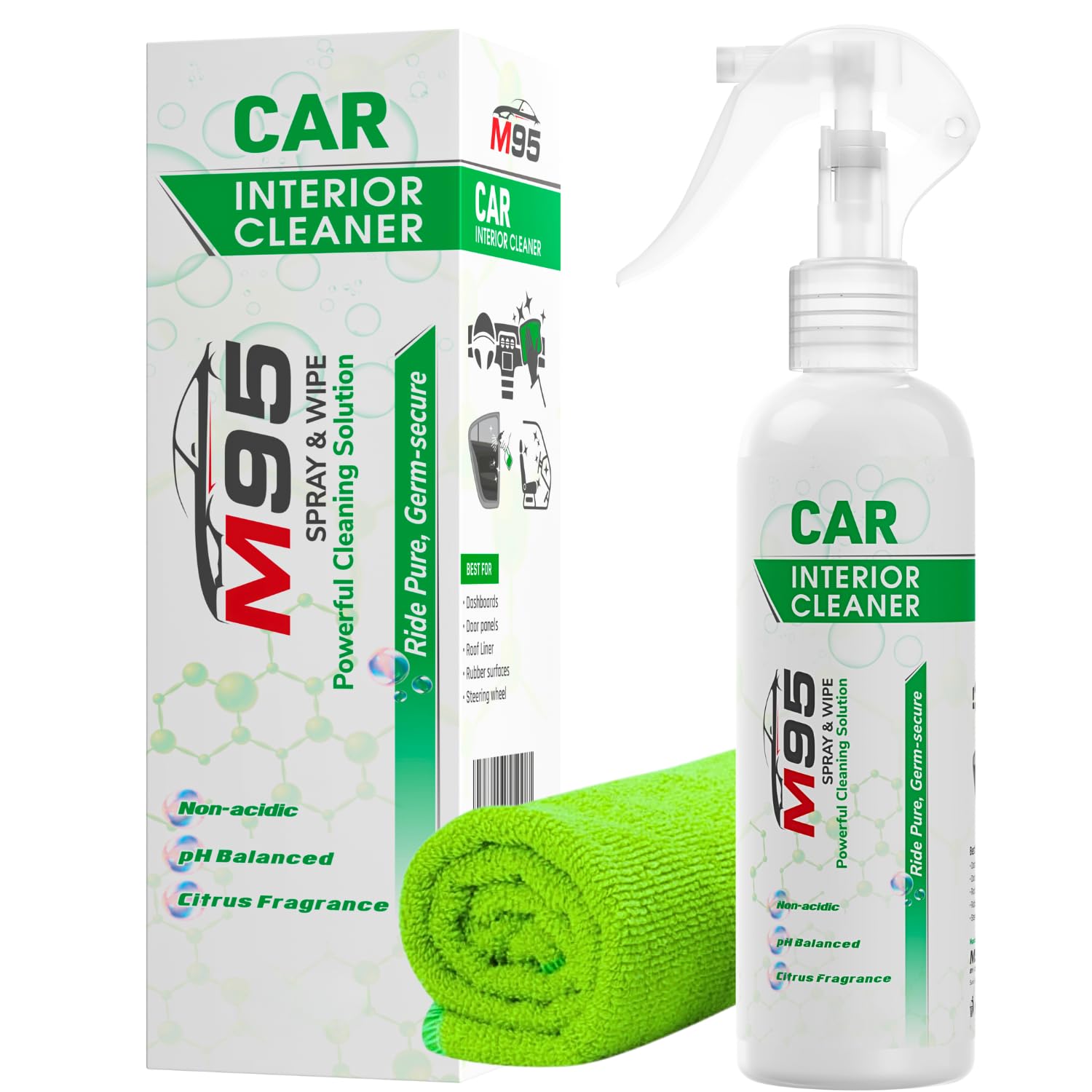 Sponsored Ad - Car Interior Cleaner, Seat Cleaner, Citrus Scent, Removes Stains, Frozen Dirt & Germs, for Leather Seats, Plastics, Rubber and Roof, Skin Friendly, for all Car Interior and Seat Cleaner.