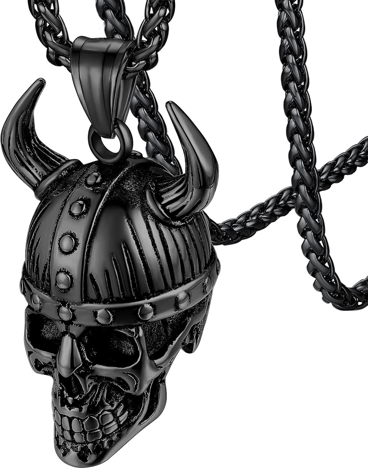 FaithHeart Skull Necklace for Men, Gothic Punk Skull Kuwait Ubuy