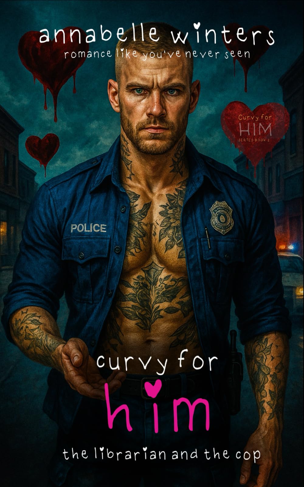 Curvy for Him: The Librarian and the Cop: 2 (Curvy for Him Instalove Romance Novellas)