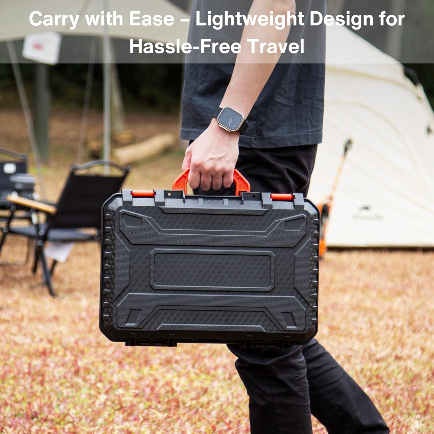 Storage Case for Starlink Mini, Protective Hard Case with EVA Padding for Starlink Mini, Router, Cables & Accessories, Portable, Durable and Lightweight