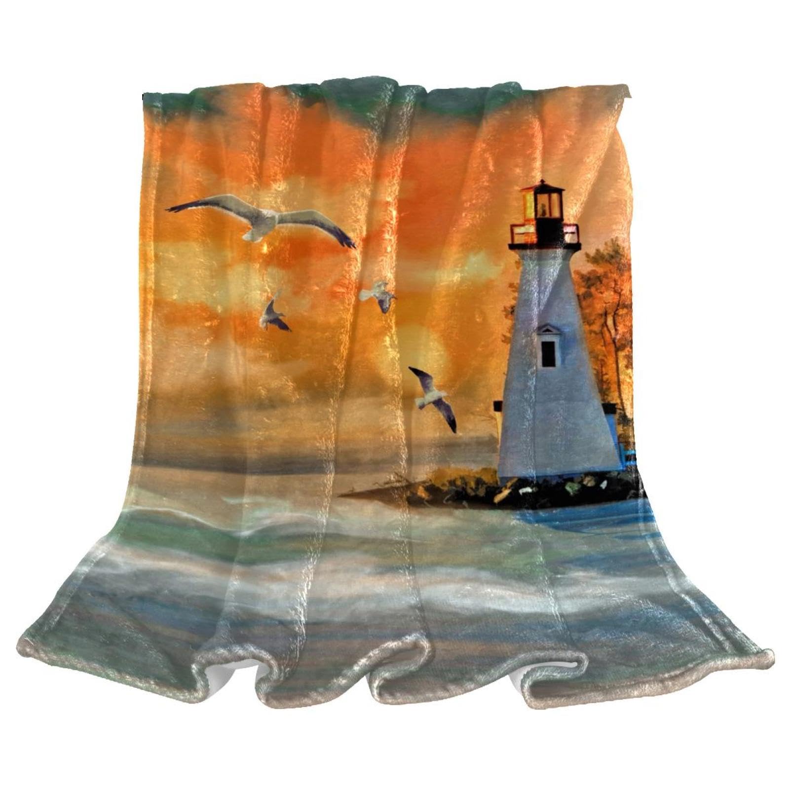 Couverture Polaire Phare de la Mouette : Douceur et Évasion à la Maison