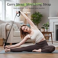 Vista 5 de Slim Panda Yoga Mat Straps for Carrying, Adjustable Yoga Mat Carrier Sling Fits All Mats(Mat Not Included)