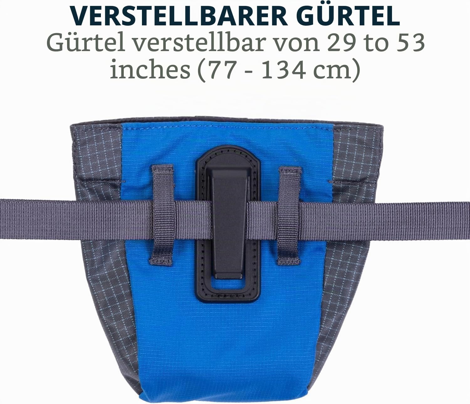 Ruffwear Treat Trader Hunde-Leckerli-Tasche, freihändig um die Taille tragbar, einhändiger Magnetverschluss, Gürtel (76,2–121,9 cm) oder Clip, wasserdichte Auskleidung in Lebensmittelqualität
