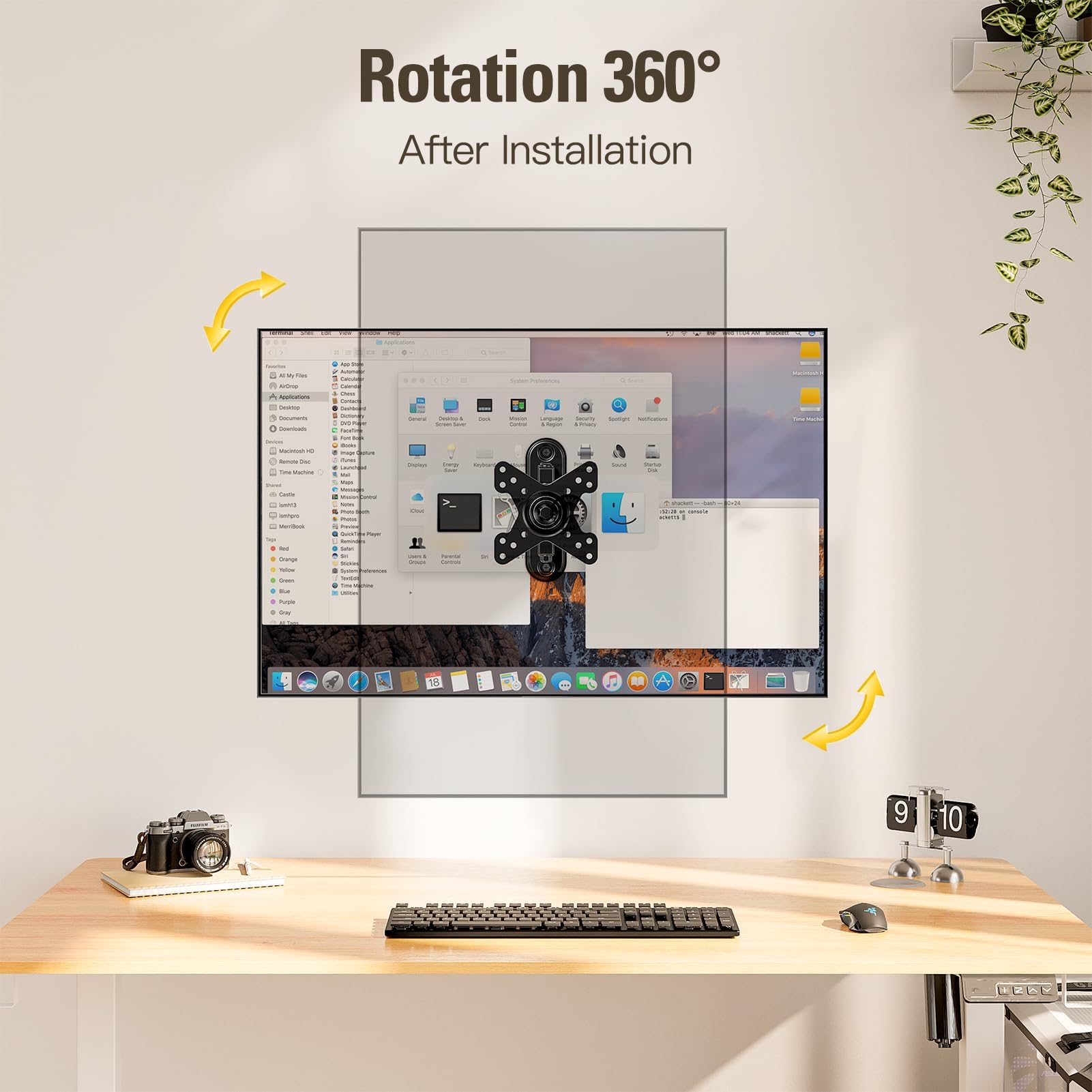Mounting Dream Full Motion Monitor TV Mount for 10-26 Inch TVs up to 33lbs — Amazon image 6