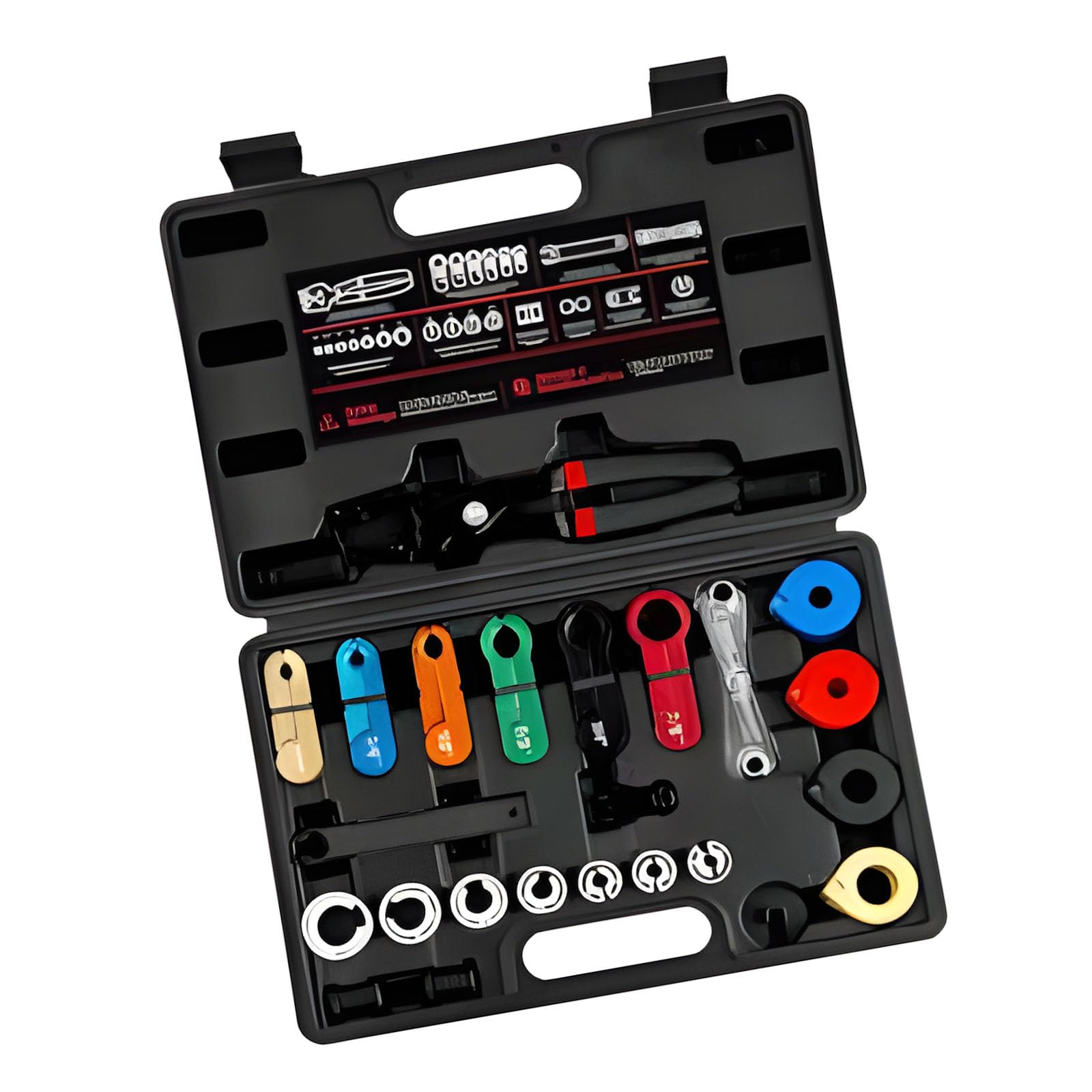Rgybao 25Pieces Oil Line Disconnect Tool Features Color Coding For Effortless Operating In Hard To Reach Areas Radiator Hose Disconnect Tool