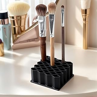 Organizador de maquillaje de silicona, estant...