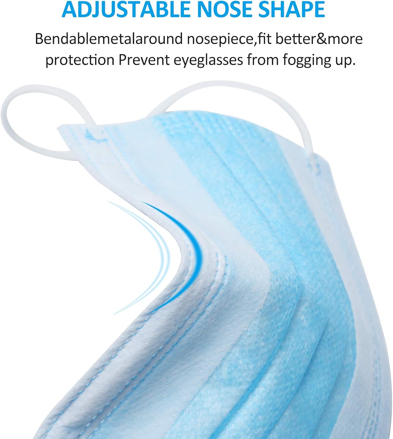 Disposable Face Masks Blue 50 Pack/Box