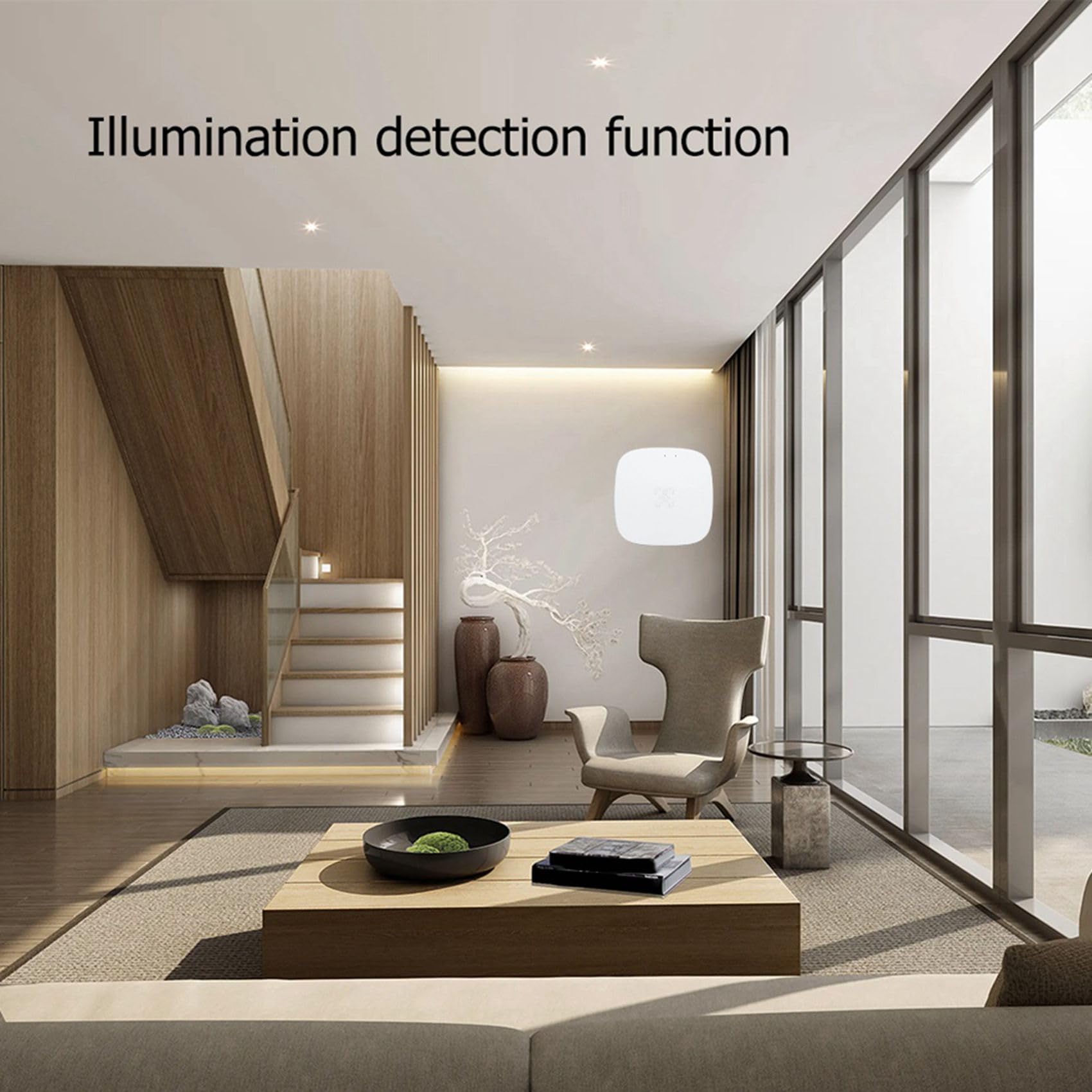 2X Sensor de Presencia Tuya ZigBee mmWave con Detección de Radar de Microondas Luminancia Sensor de Movimiento PIR Celling Mount