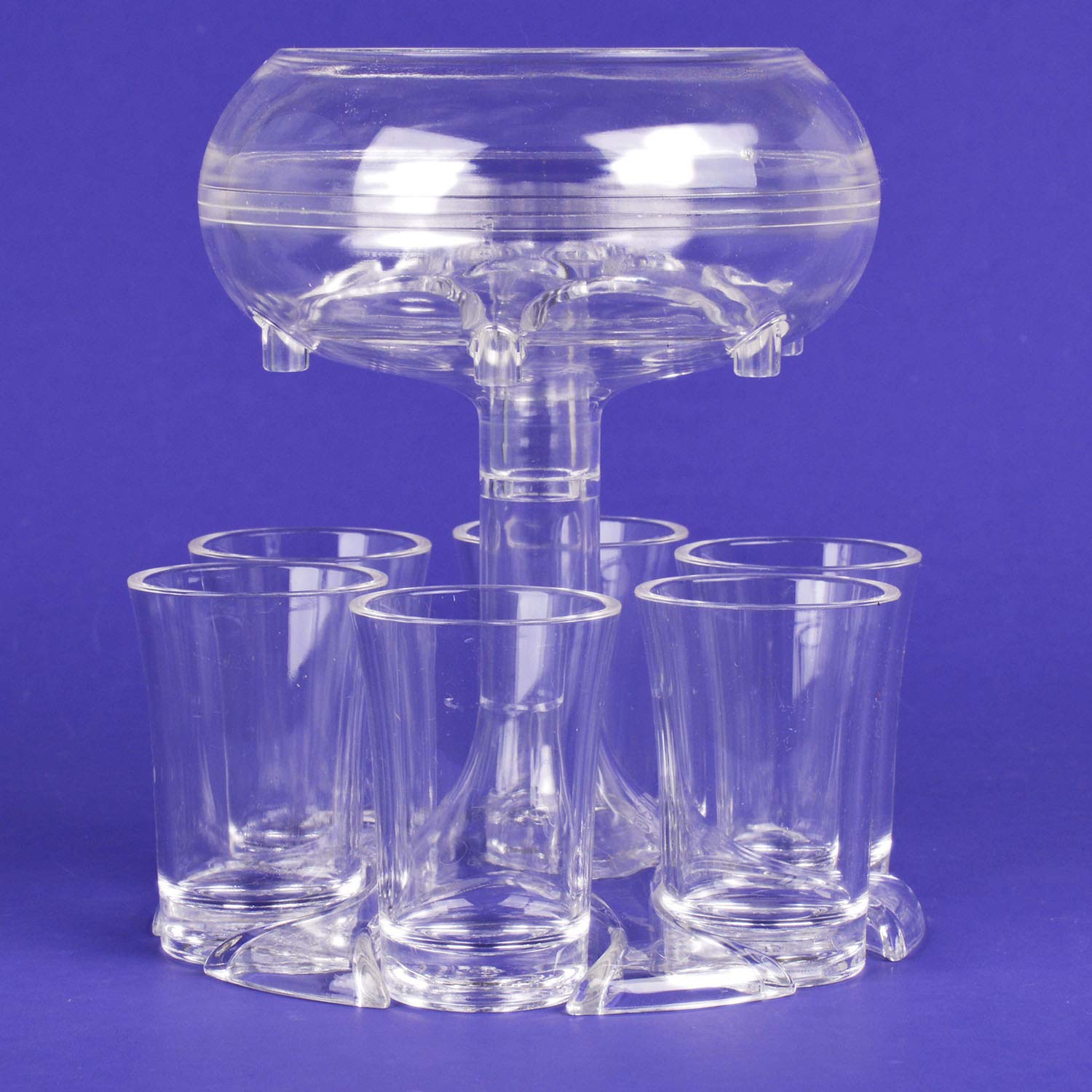 LOCYOP 6 Shot Glass Dispenser and Holder Dispenser For Filling Liquids
