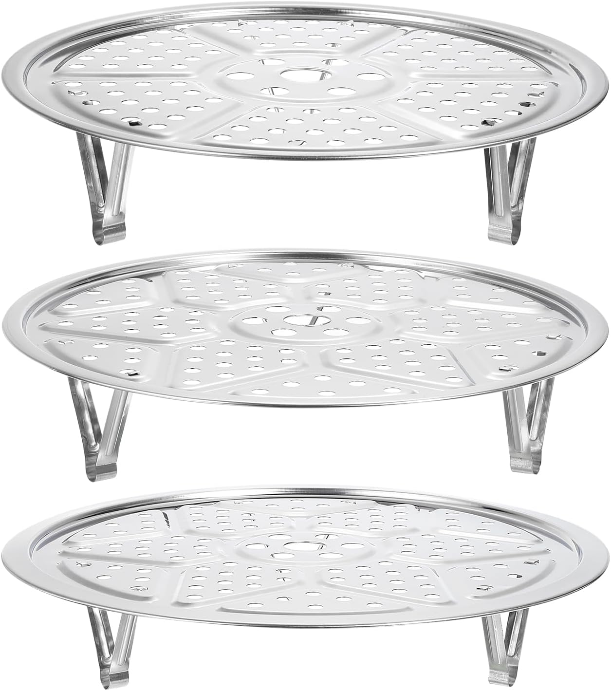 Amazon.com: Round Stainless Steel Steamer Rack, Thicken 7.7