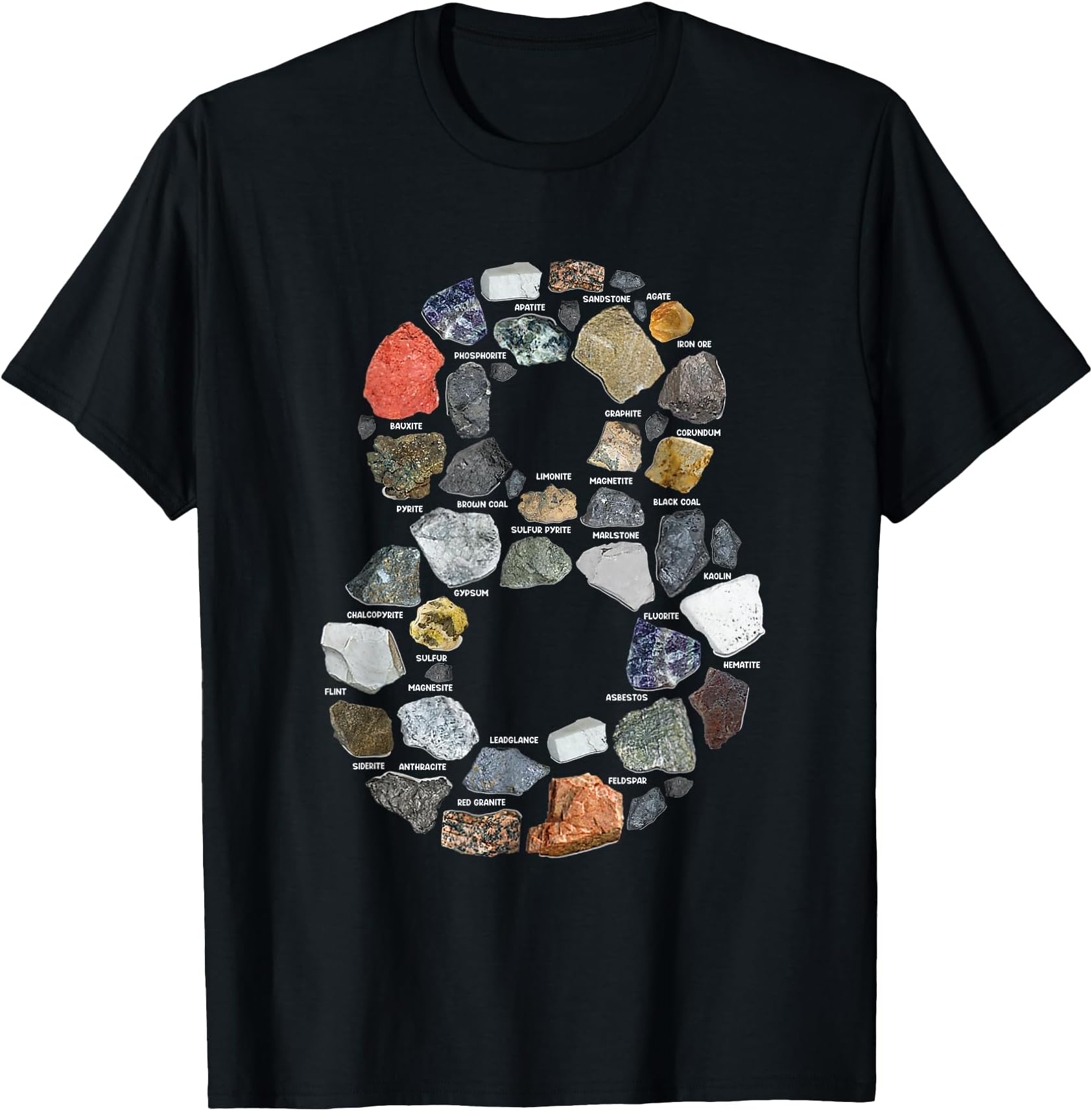 Geology 8 Years Old Rock Collecting 8th Birthday T-Shirt