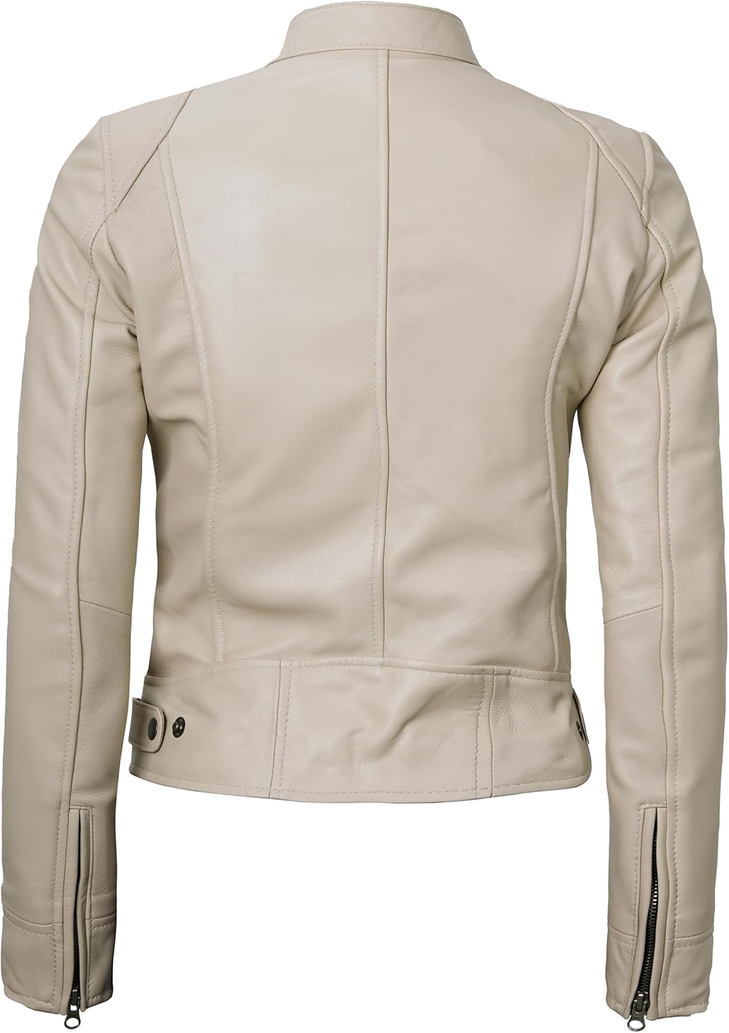 Decrum Leather Jackets For Women - Cafe Racer Style Casual Womens Leather Jacket - Image 5