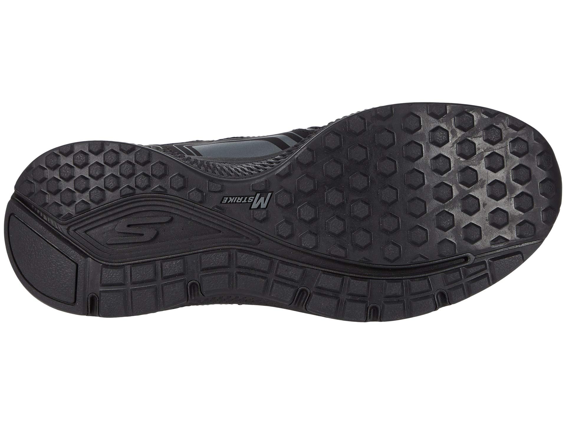 Skechers Men's Go Run Consistent-Performance Running & Walking Shoe Sneaker, Black/Charcoal, 9 X-Wide