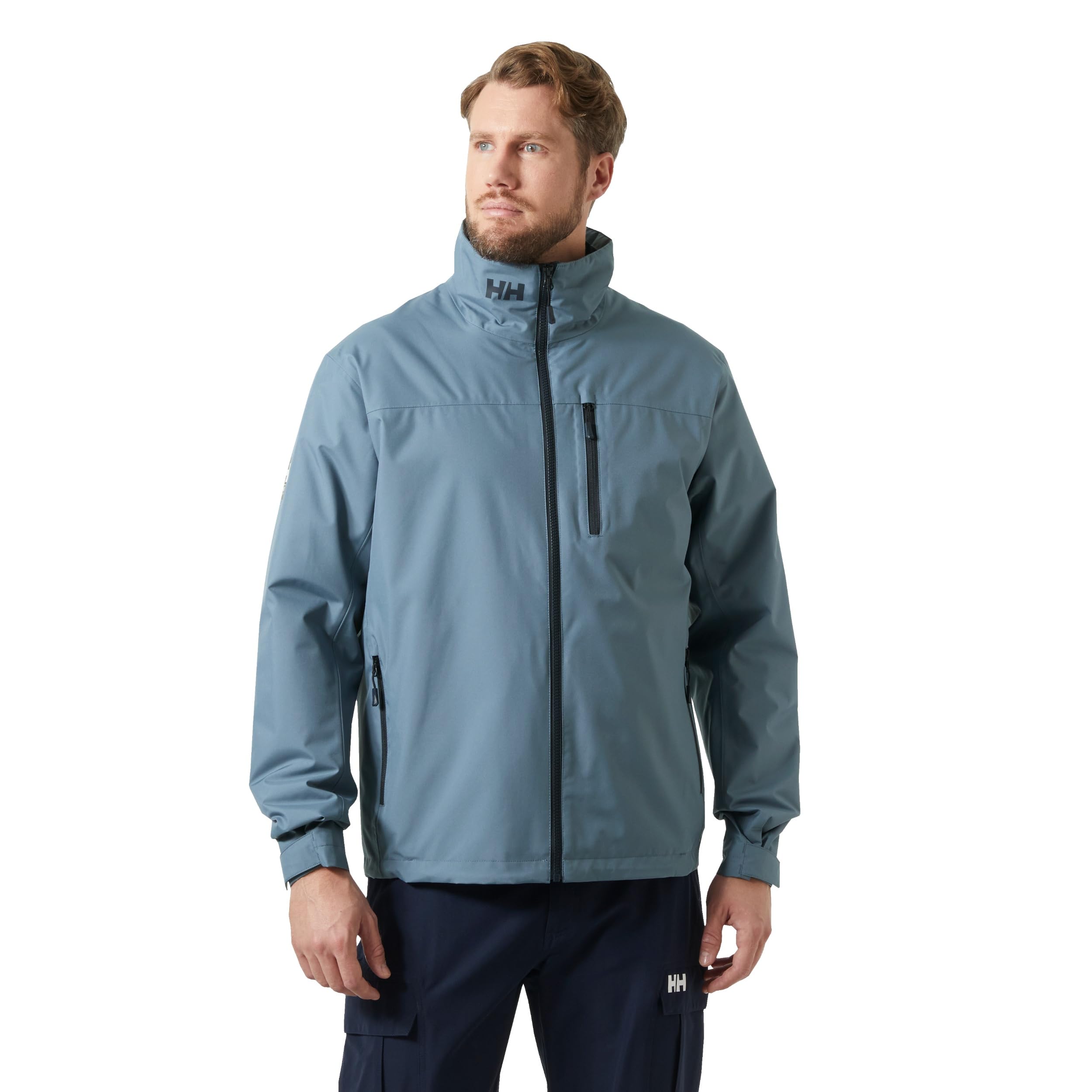Helly Hansen Men's Crew Midlayer Jacket 2, Navy, L