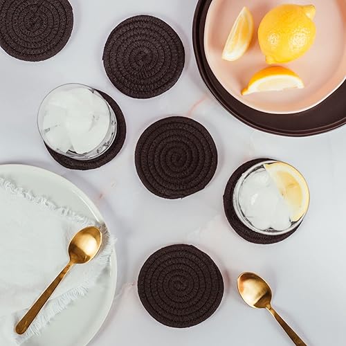 Miniatura 3 de OrganiHaus Juego de 3 salvamanteles grises para platos calientes para proteger la mesa, almohadillas calientes para encimeras, almohadillas