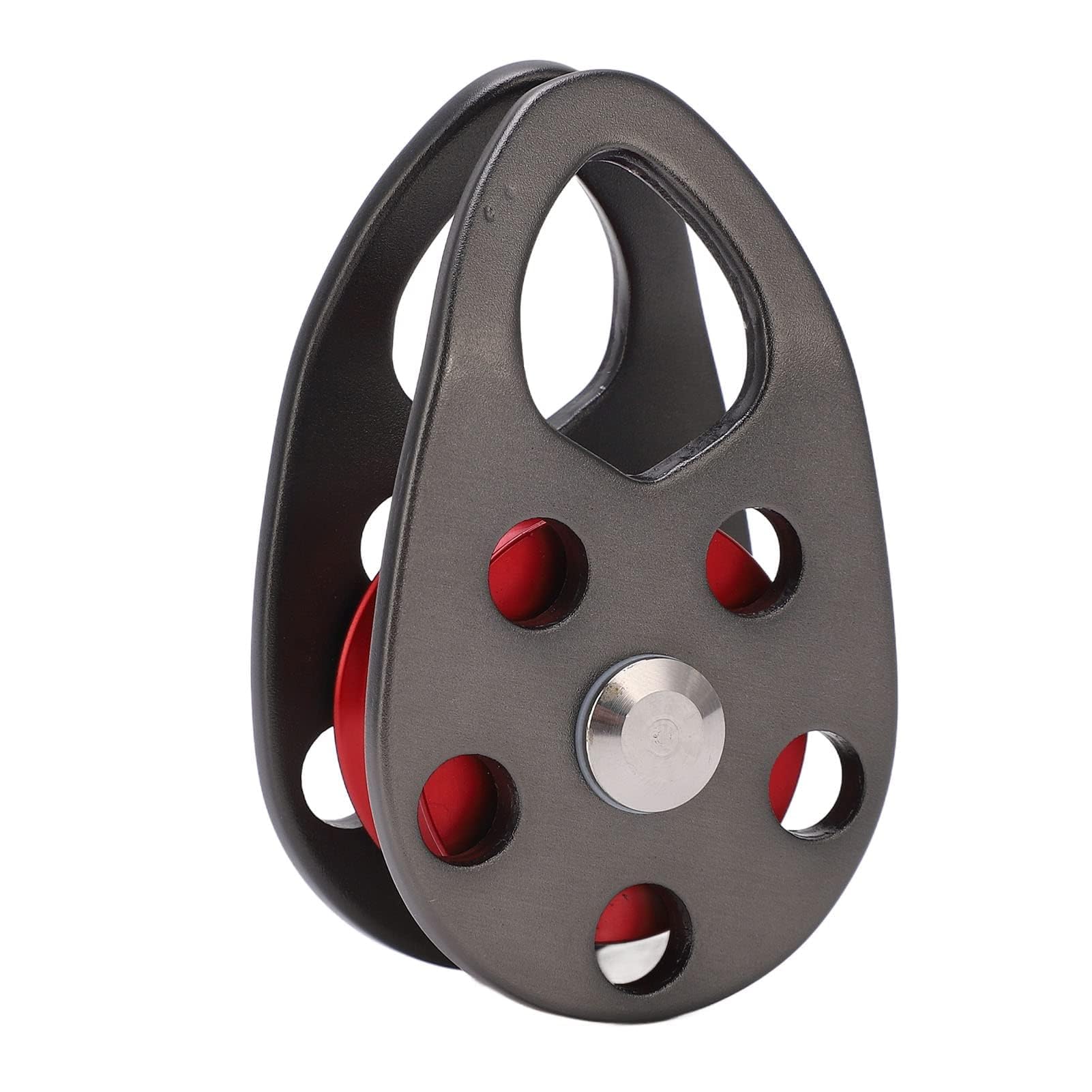 Poulie D'escalade HERCHR – 20KN, Alu Ultra-léger, Roulement à Billes, Pour Grimpe, Sauvetage Et Transport De Charges