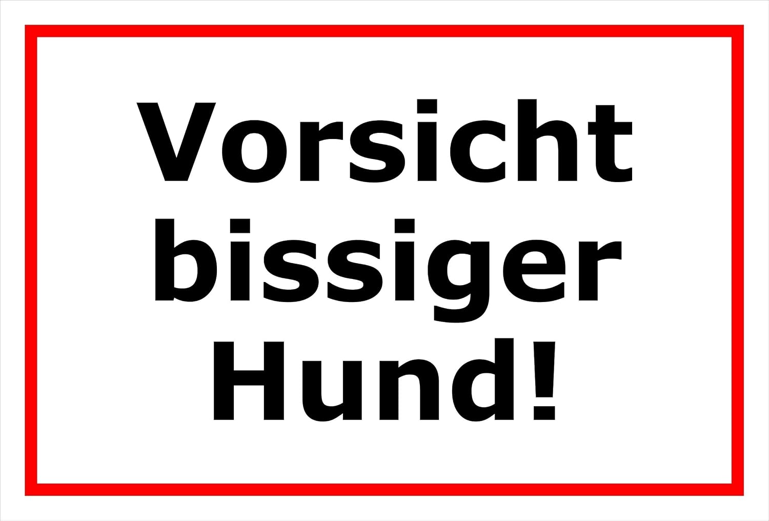AdriLeo Schild - Vorsicht Rottweiler - Bissiger Hund - (15x20cm AdriLeo Schild - Vorsicht Rottweiler - Bissiger Hund - (15x20cm