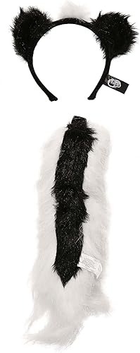 Miniatura 3 de Juego de orejas y cola de mofeta Negro