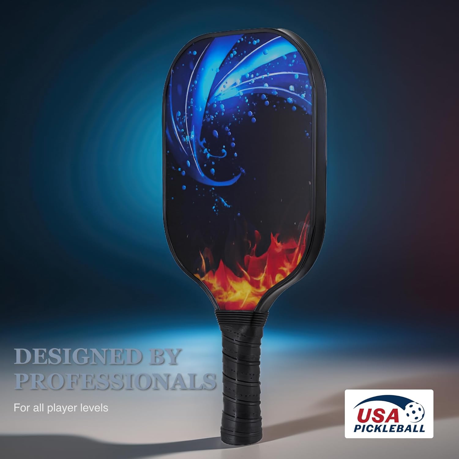 Pickleball Paddles, USAPA Approved Fiberglass Surface Pickleball Set with Pickleball Rackets, Pickleball Paddles Set ​for Men Women