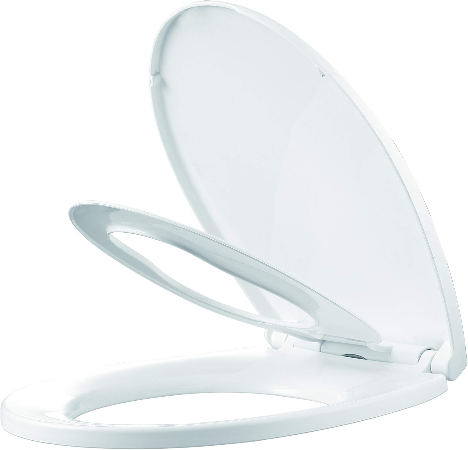 Ultra White Family Soft Close Toilet Seat Quiet with Easy